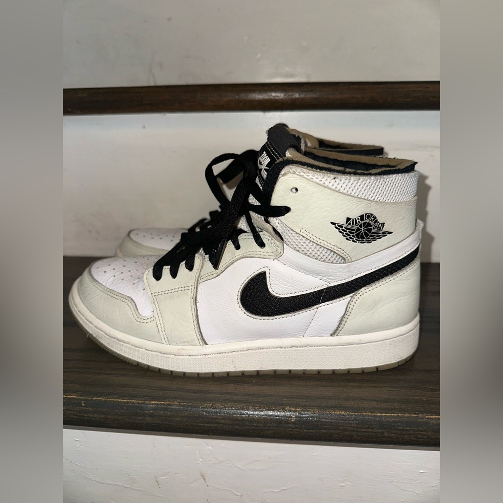 Air Jordan Nike Basketball HIGH ZOOM SAIL High-Top Sneakers Shoes Comfort Size 9 - Picture 3 of 6